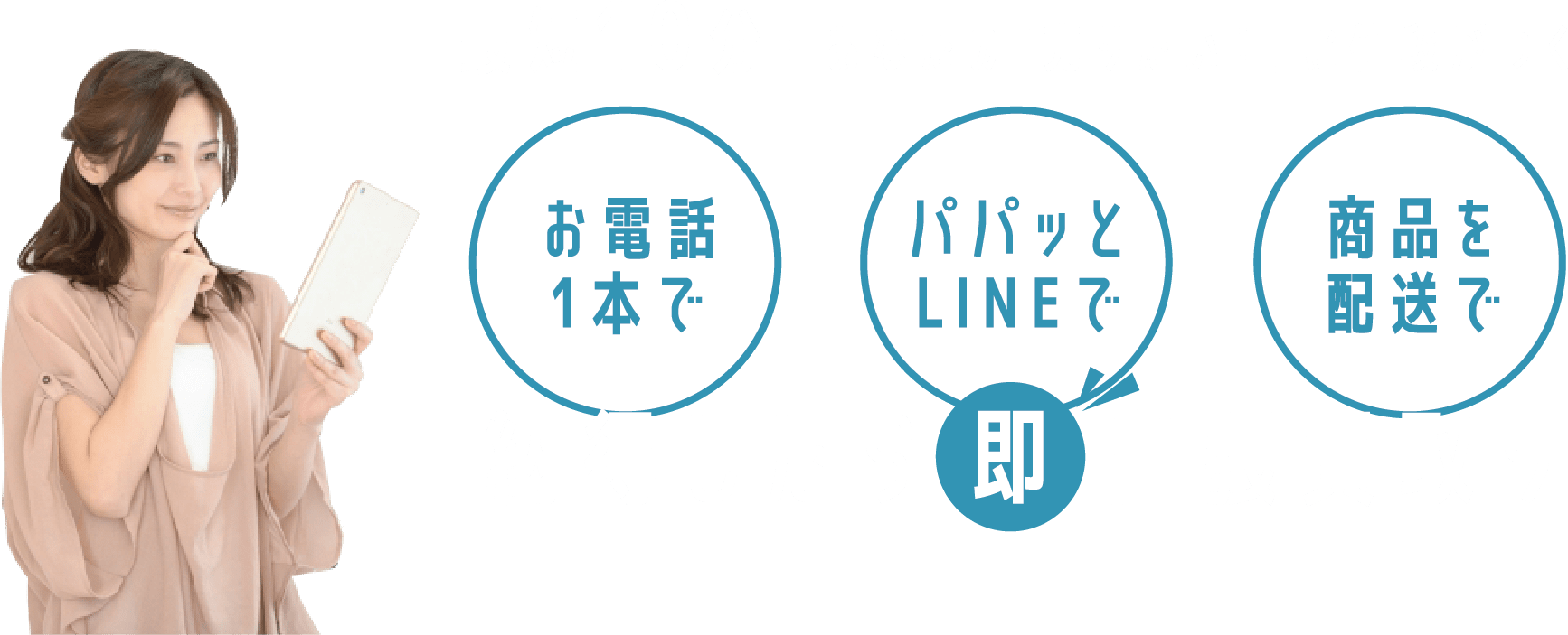 納得したら 出張買取り